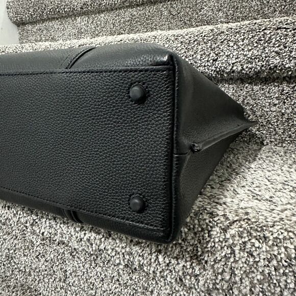 NEW Cole Haan Everyday Grand Series Black Leather Tote Bag Top Zip, Retails $310 - Picture 6 of 16